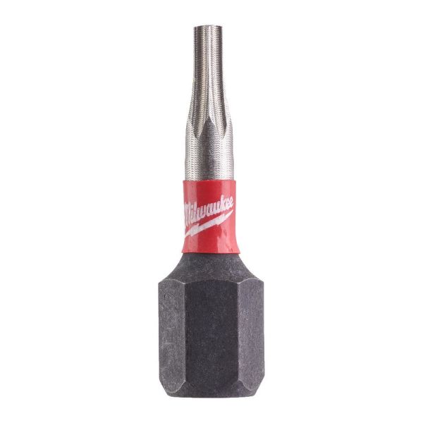 Bits Milwaukee Shockwave leveres i futteral TX8X25 mm 2-pakning