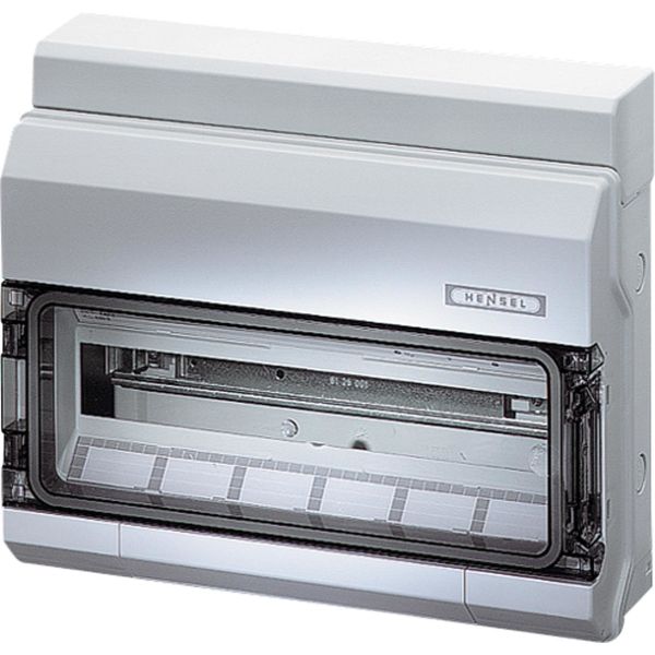 Vakiokotelo Hensel KV 1518 1 rivi, IP54 18 moduulia