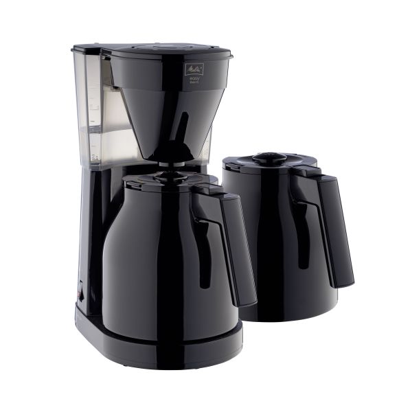 Kaffebryggare Melitta Easy 2.0 Therm svart, 2 kannor 