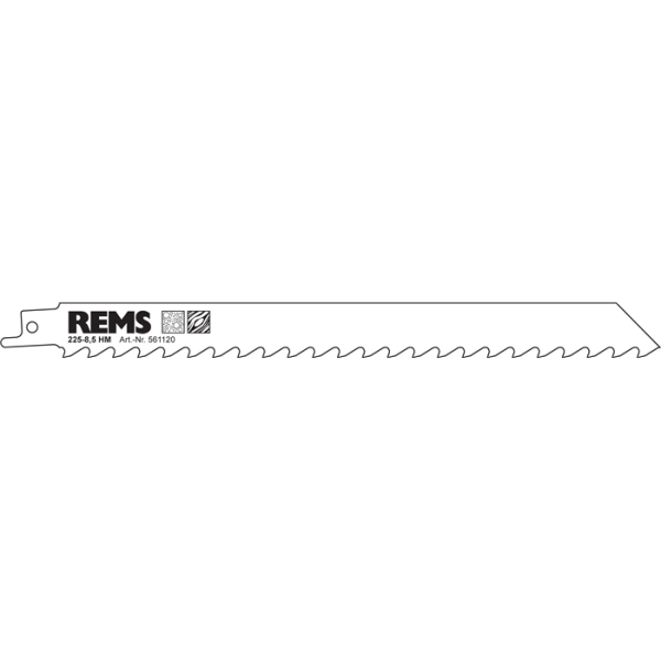 Bajonetsavklinger REMS 561120 R01 225 mm 