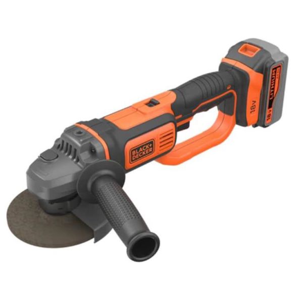 Vinkelsliber Black & Decker BCG720M1-QW Ø125 mm, med batteri og lader 