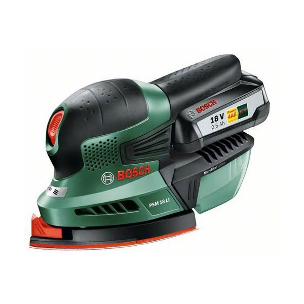 Multisliber Bosch DIY PSM 18 LI uden batteri og oplader 