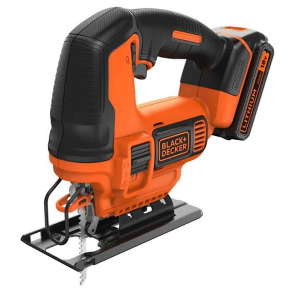 Stiksav Black & Decker BDCJS18-QW med batteri og oplader 