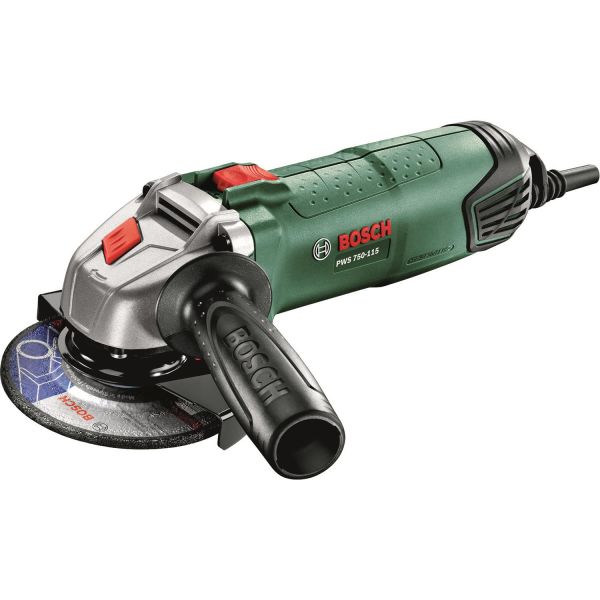 Vinkelsliper Bosch DIY PWS 750-115 750 W 