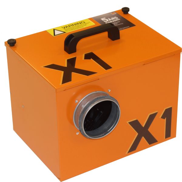 Undertrycksfläkt Drybox X1 kapacitet upp till 275 m3/h 