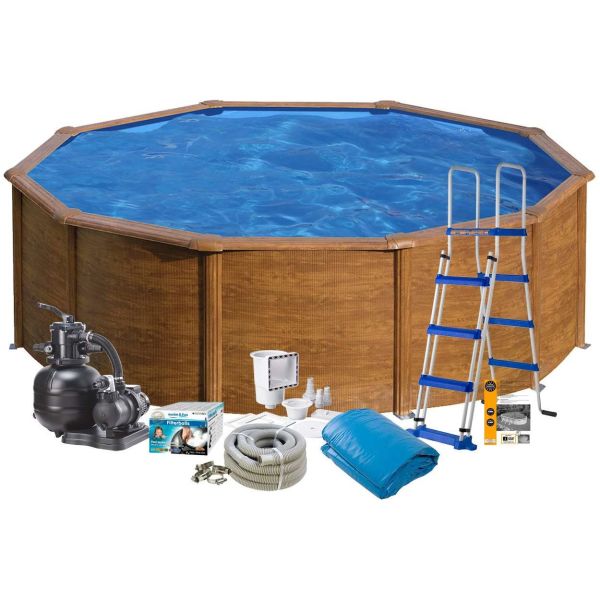 Pool-pakke Swim & Fun 2711 Ø4,6 x 1,2 m, 17 450L 