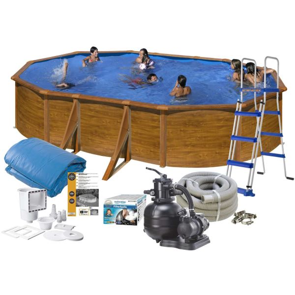 Pool-pakke Swim & Fun 2712 5 x 3 x 1,2 m, 14 550L 