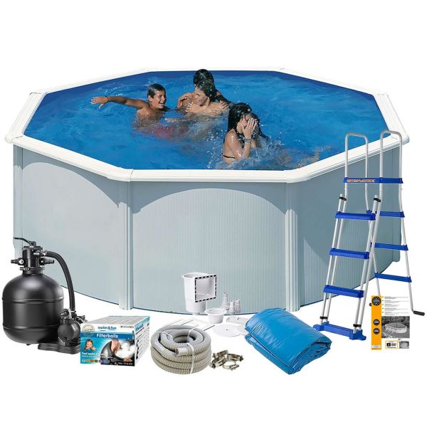 Pool-pakke Swim & Fun 2720 Ø3,5 x 1,32 m, 11 250L 