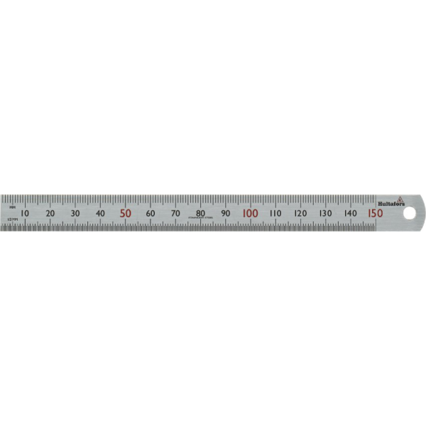 Stålskala Hultafors STL 1000 tolerans ±0,3 mm 1000 mm