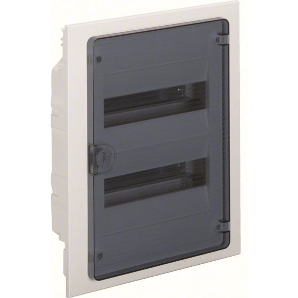 Kotelointi Hager VF212TS läpinäkyvä ovi 2 x 12 moduulia
