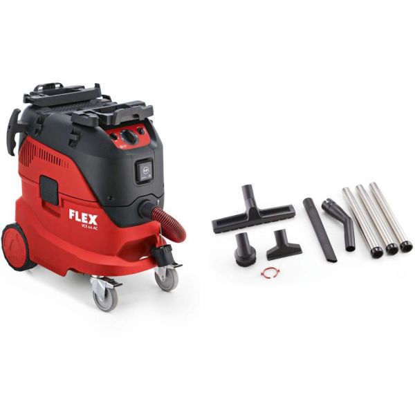 Våd- og tørstøvsuger Flex VCE44 HAC-Kit 42L 1400 W, H-klasse 