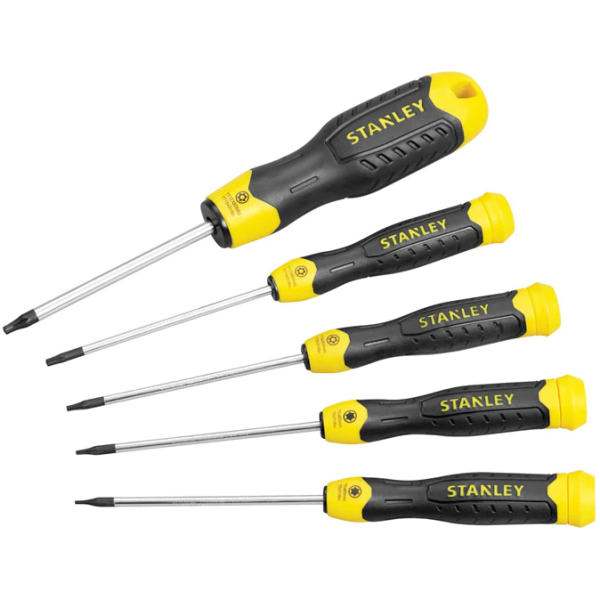 Skrutrekkersett STANLEY STHT2-65155 5 stk., Torx 