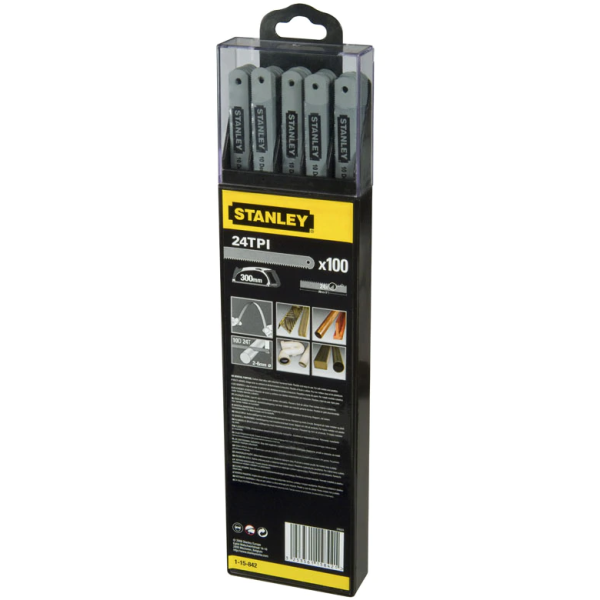 Hacksavklinger STANLEY 0-15-842 300 mm, 24 TPI 2-pak