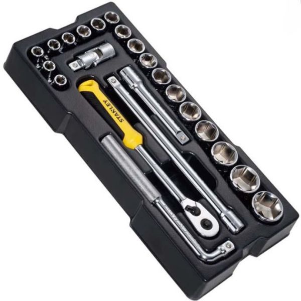 Topnøglesæt STANLEY STMT1-74173 Transmodule 1/2", 23 stk 