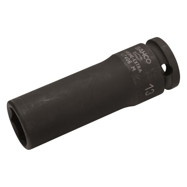 Krafthylse Bahco K7406M-17 3/8", lang 17 mm