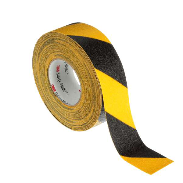 Skridsikker tape 3M Safety-Walk 613 Sort/gul 25 mm x 18,3 m