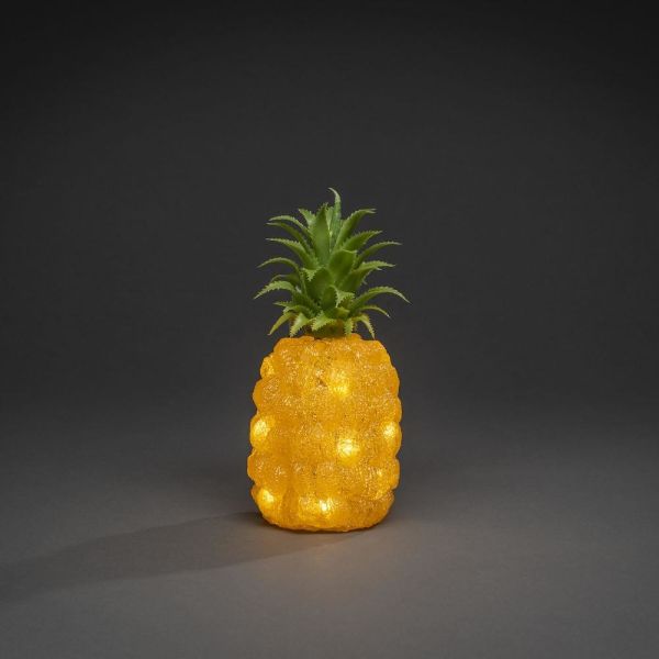 Koristevalaisin Konstsmide Ananas 16 lamppua, 26 cm 