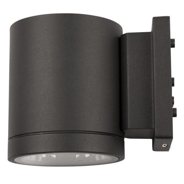 Veggarmatur Hide-a-Lite Milo XL II antrasitt, 4000 K, 40°, IP55 2 x 1000 lm, 19,5 W