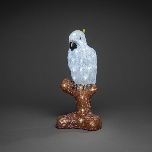 Koristevalaisin Konstsmide Papegoja 48 lamppua, 47 cm 