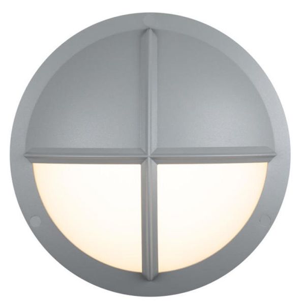 Veggarmatur Hide-a-Lite Moon Public Cross II 3000/4000 K, 16 W, IP65, IK10 Grå, 590 lm