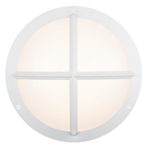Seinävalaisin Hide-a-Lite Moon Public Cross I 3000/4000K, 16W, IP65, IK10 valkoinen, 1230 lm
