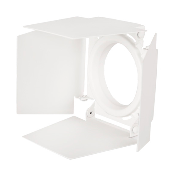 Heijastuksenestoläppä Hide-a-Lite Barndoors Focus valkoinen 66 mm