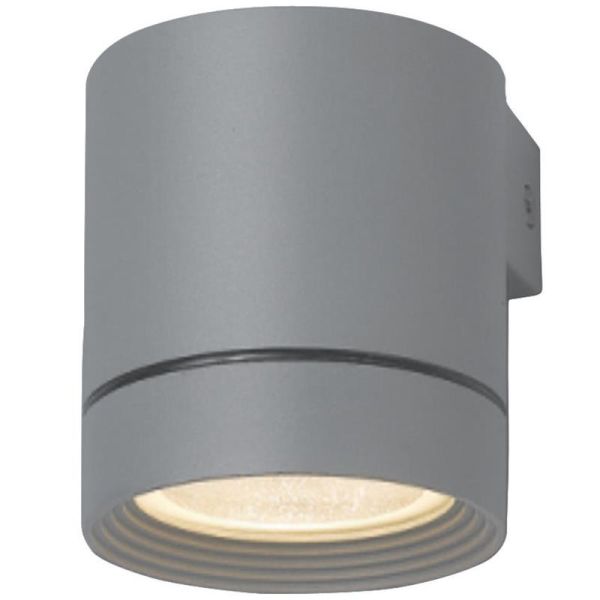 Væglampe Hide-a-Lite Round Single III 50W, GU10 Grå