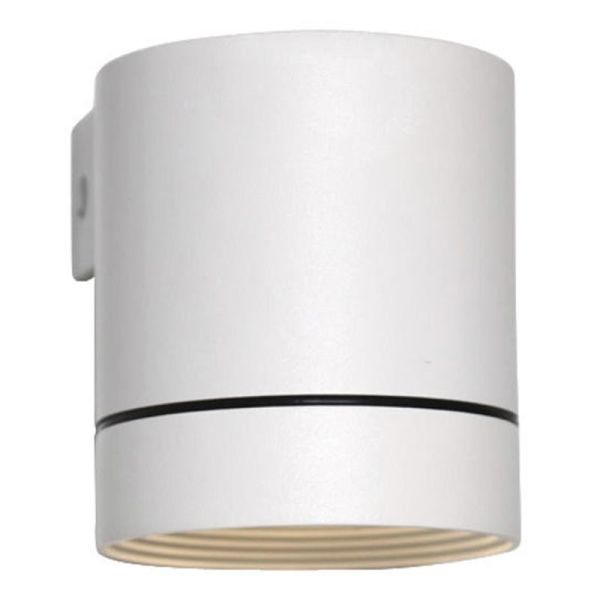Væglampe Hide-a-Lite Round Single III 50W, GU10 Hvid