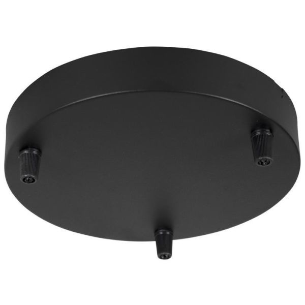 Kattokuppi Hide-a-Lite 7910190 ulkoinen, 3 valaisimelle Musta