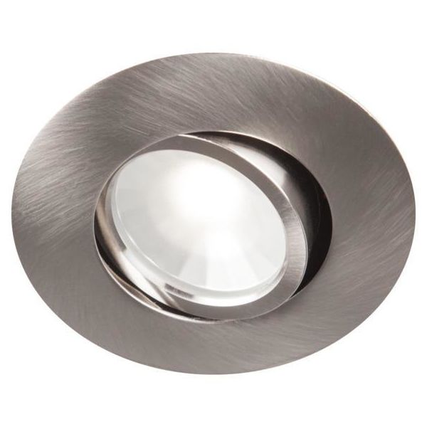 Mini downlight -valaisin Hide-a-Lite 1218 Smart 3,2W, harjattu teräs 3000K