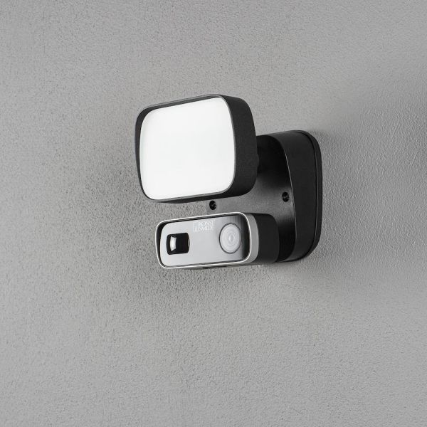 Forlygte Konstsmide Smartlight 10W, smart, kamera, højttaler og mikrofon 