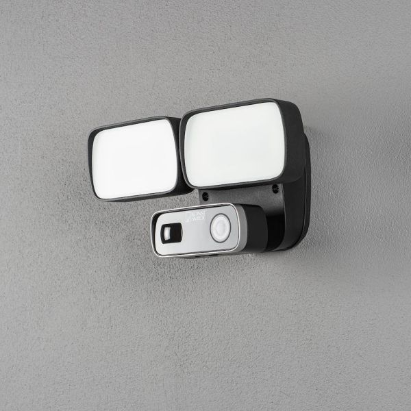 Lyskaster Konstsmide Smartlight 24 W, smart, kamera, høyttaler og mikrofon 