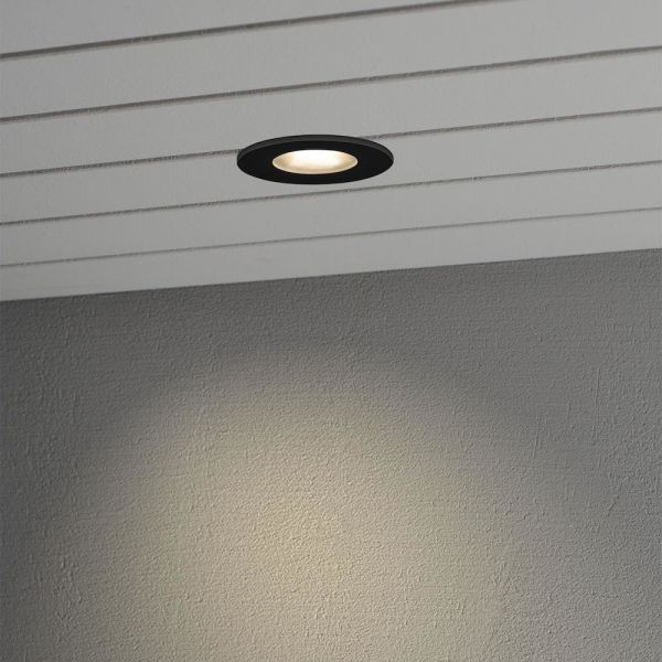 Downlight Konstsmide Maavalo 6 W, LED Svart