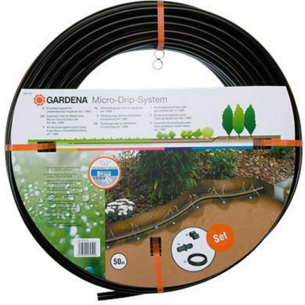 Dråpeslange Gardena Micro-Drip-System forlengersett, 50 m 
