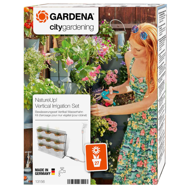 Bevattningsset Gardena NatureUp! till vertikal växthållare 