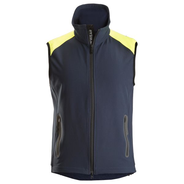 Vest Snickers Workwear 8029 marin / neongul Marin/Neongul XS