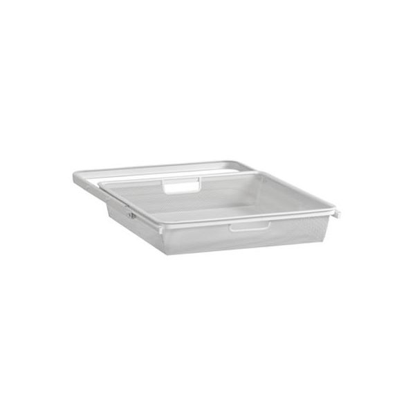 Meshkurv Elfa 264190 uttrekkbar, hvit 449 x 430 x 85 mm