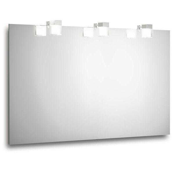 Spejl Gustavsberg Artic 120 x 65 cm Med belysning