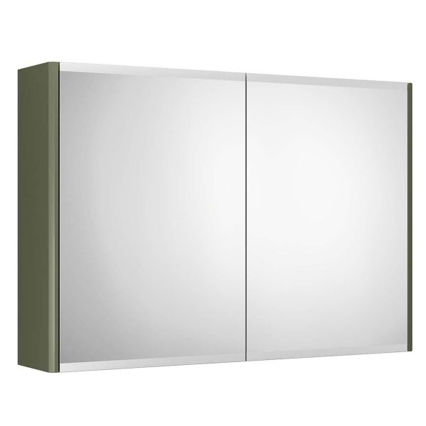 Spejlskab Gustavsberg Graphic grøn, dobbeltsidet 80 cm