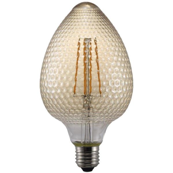 LED-filamentlampa Nordlux AVRA Nut Amber E27 