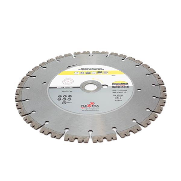 Timanttiterä Flexxtra 100206 erittäin koville materiaaleille 300 mm
