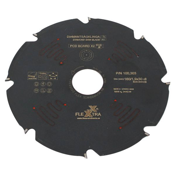 Diamantsagklinge Flexxtra 100304  160 x 20 mm
