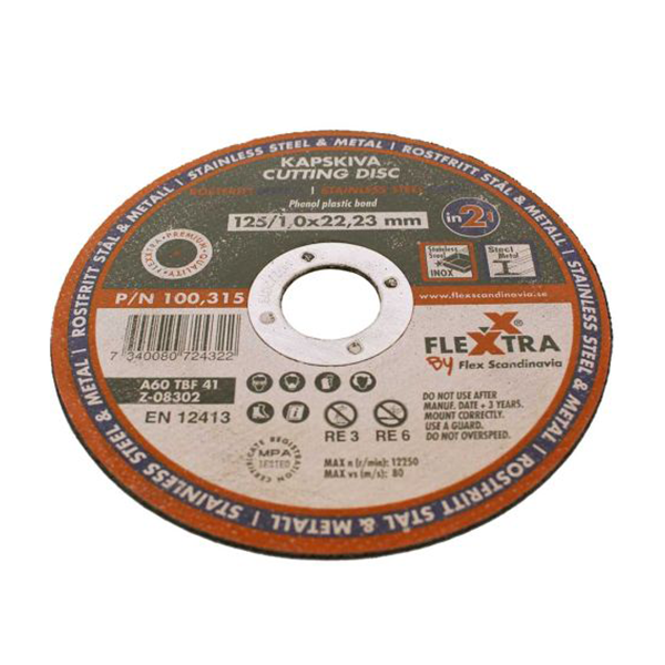 Katkaisulaikka Flexxtra 100314  125 mm, 20 kpl