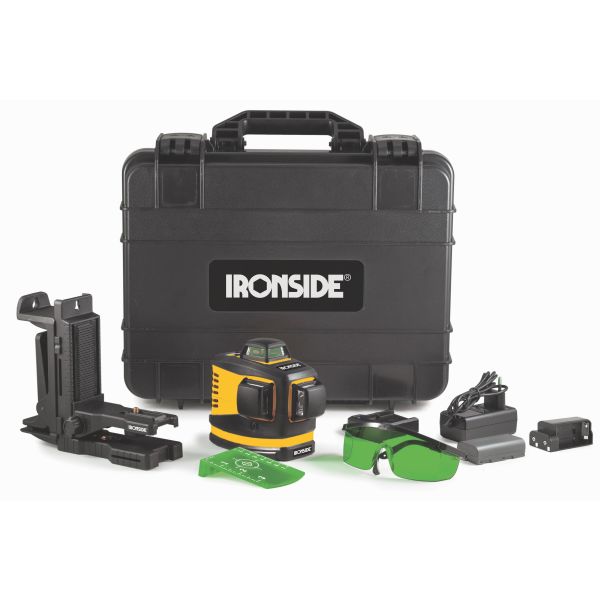 Linjelaser Ironside 102494 med grøn laser 