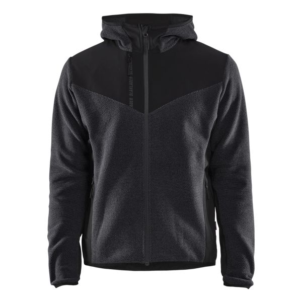 Jacka Blåkläder 594025369799XL stickad, med softshell, antracitgrå/svart Antracitgrå/Svart Stl XL