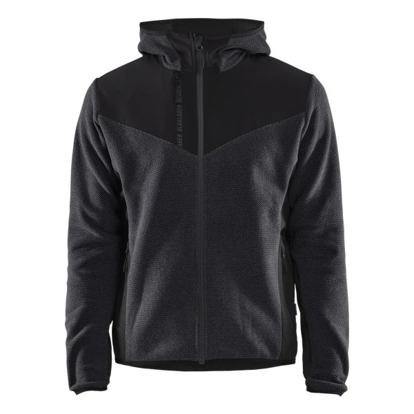 Takki Blåkläder 594025369799XXL neulosta, softshell-vahvikkeet, antrasiittiharmaa/musta Antrasiitinharmaa/Musta XXL