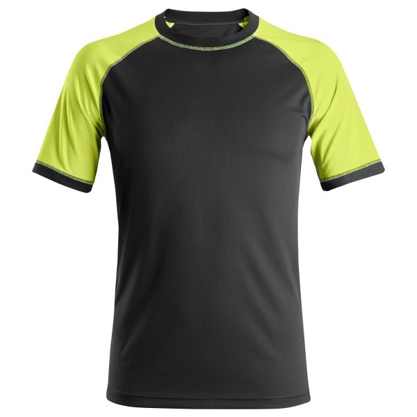 T-skjorte Snickers Workwear 2505 svart/neongul Svart/Neongul XS