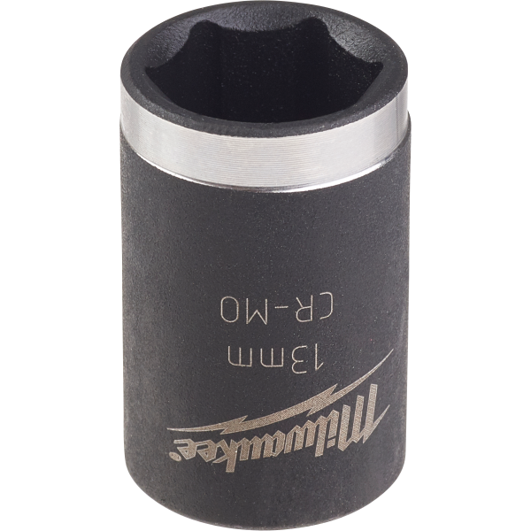 Krafttoppe Milwaukee Shockwave Impact Duty 3/8" montering, kort 13 mm