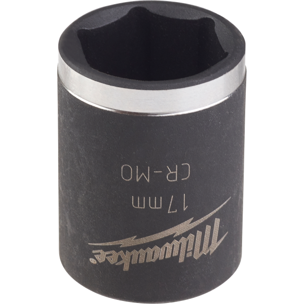 Voimahylsy Milwaukee Shockwave Impact Duty 3/8" kiinnitys, lyhyt 17 mm