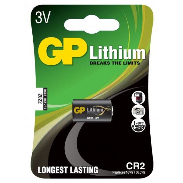 Foto batteri GP Batteries CR 2-C1 lithium, 3V 